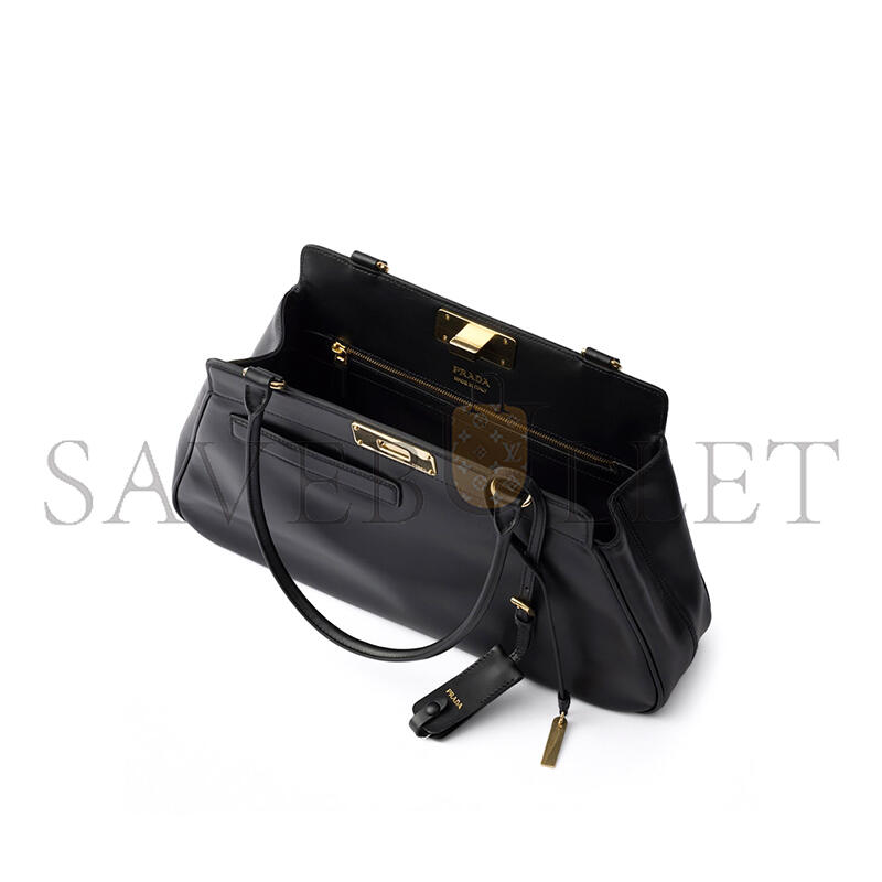 PRADA MEDIUM LEATHER TOP HANDLE BAG 1BG569 (38*21*8cm)